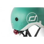 Babyhelm XXS Reflektierend, größenverstellbar mit LED Licht und Magnetverschluss