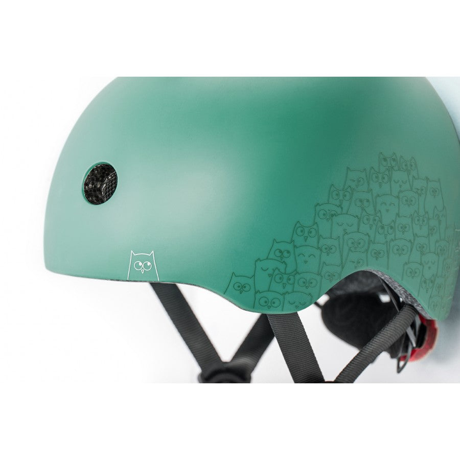 Babyhelm XXS Reflektierend, größenverstellbar mit LED Licht und Magnetverschluss