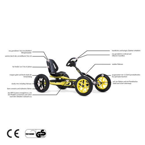BERG Buddy Cross - Pedal Gokart