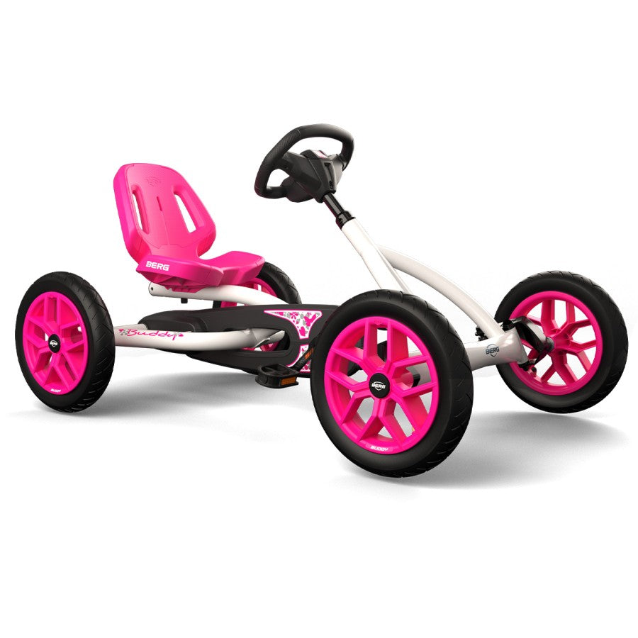 BERG Buddy White Pedal-Gokart 2.0 - LIMITED EDITION
