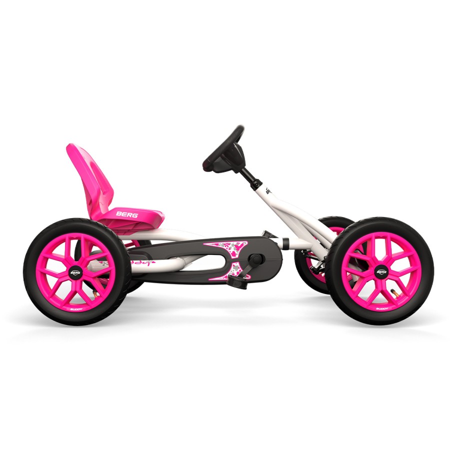 BERG Buddy White Pedal-Gokart 2.0 - LIMITED EDITION