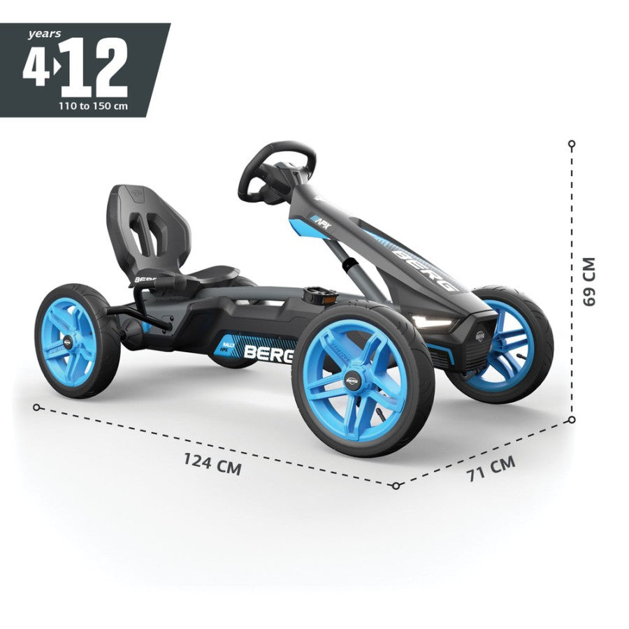 BERG Rally APX Blue - Pedal Gokart