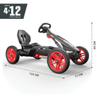 BERG Rally APX Red 3 Gears - Pedal Gokart