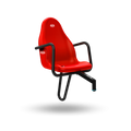 BERG Soziussitz Basic/Extra Red