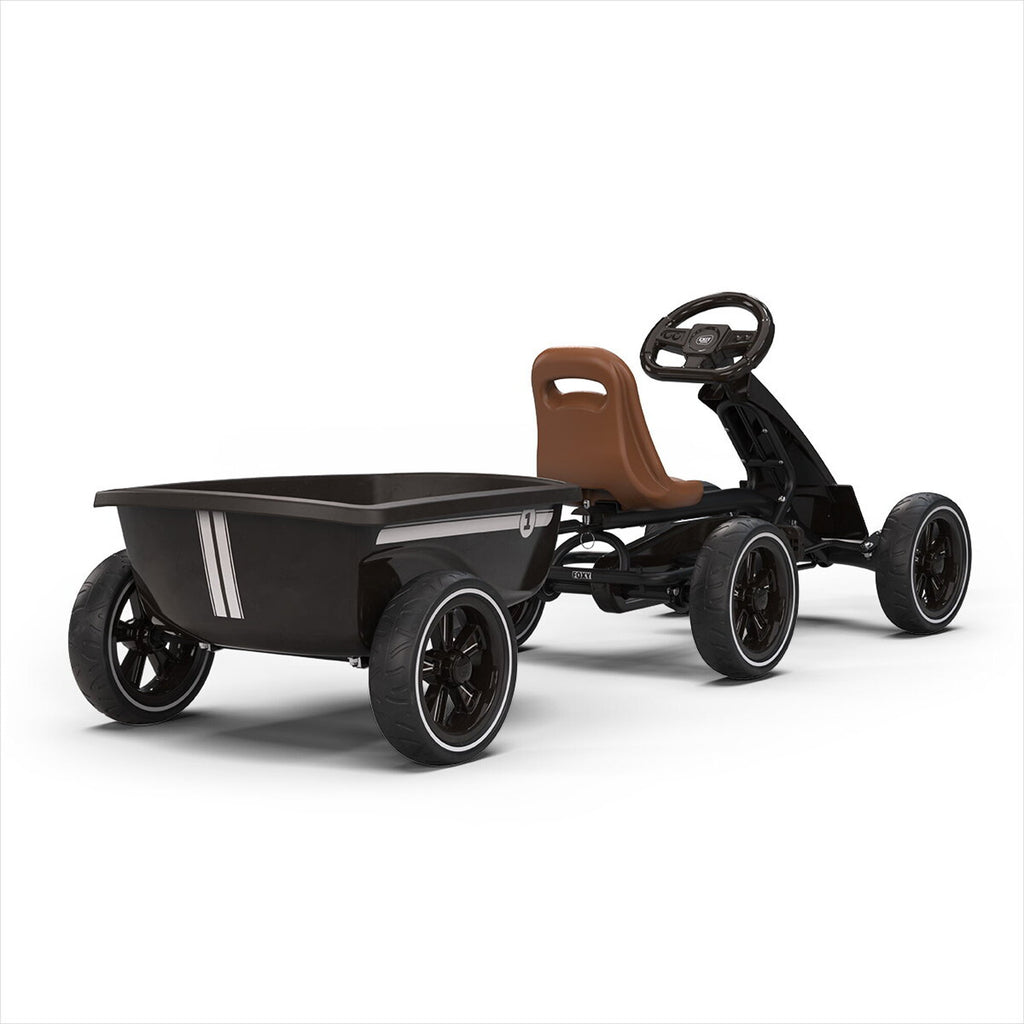 EXIT Foxy Gokart mit Anhänger - Espresso Schwarz