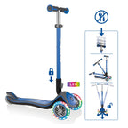 GLOBBER ELITE DELUXE LIGHTS mit Leuchtrollen