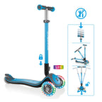 GLOBBER ELITE DELUXE LIGHTS mit Leuchtrollen