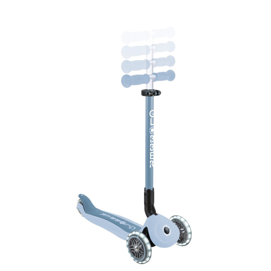 GLOBBER GO-UP ACTIVE LIGHTS ECO, mit Leuchtrollen, Dreirad, Laufrad und Scooter