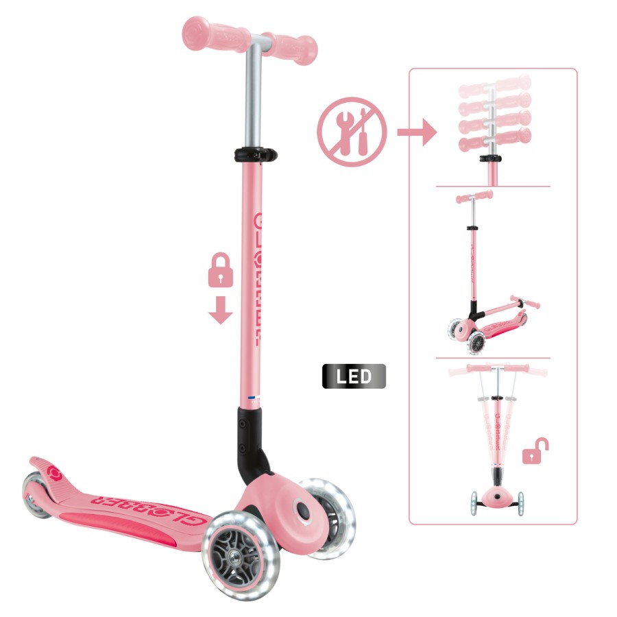 GLOBBER PRIMO FOLDABLE PLUS LIGHTS mit Leuchtrollen